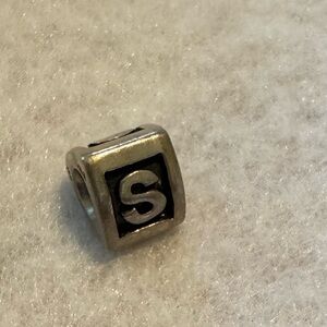 Pandora Silver 'S' Charm